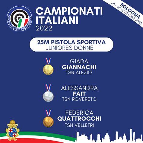 Campionati Italiani Giada Giannachi Trionfa A Bologna Tiro A