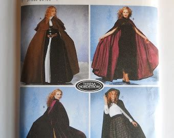 Misses Capes And Capelets Simplicity Sewing Pattern 8263 Etsy