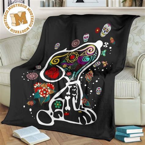 Snoopy And Woodstock Red Fleece Blanket T For Fan Mugteeco