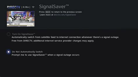 Can You Disable Directv Signal Saver The Solid Signal Blog