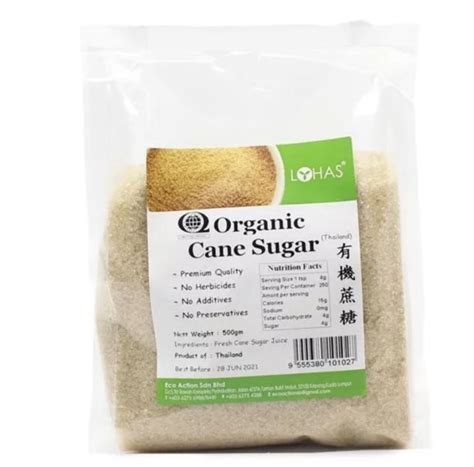 Lohas Organic Raw Cane Sugar Gm Lazada