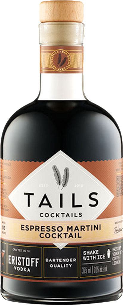 Tails Cocktails Espresso Martini 375ml – Mission Wine & Spirits