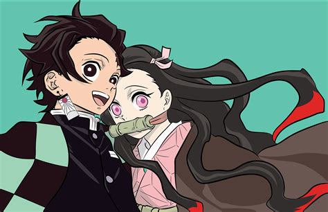 Demon Slayer Tanjiro And Nezuko Art