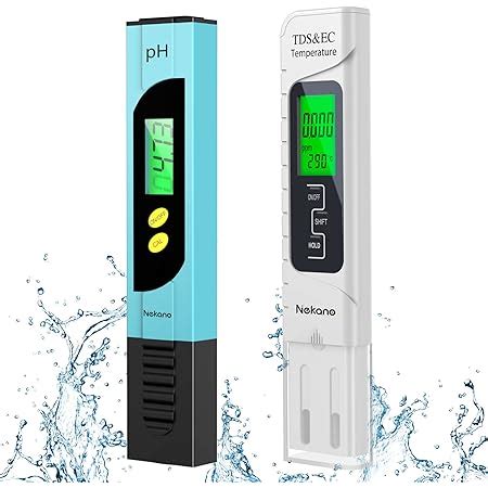 VINKK Misuratore PH Tester Qualità Acqua TDS PH EC Temperatura 4 in 1