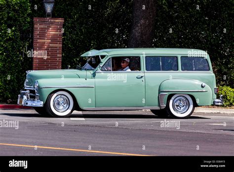 A 1950 Plymouth Suburban Station Wagon Stock Photo 69020983 Alamy