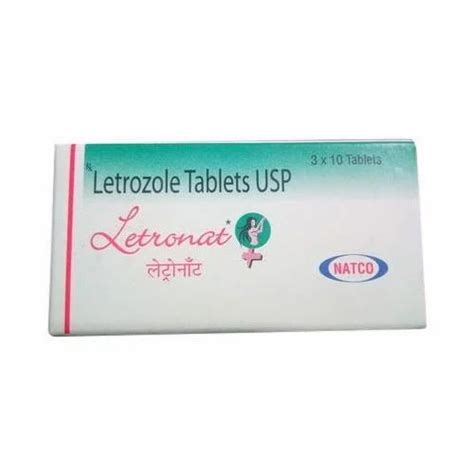 NATCO Letronat Letrozole Tablets Packaging Type Box 2 5mg At Rs 1750