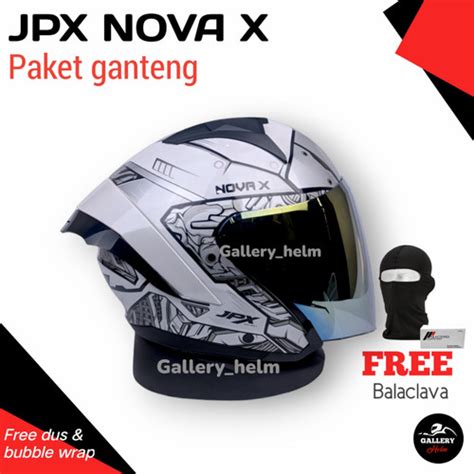 Promo JPX NOVA X N2 ULTRABOTS PAKET GANTENG HELM JPX HALF FACE