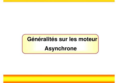 Solution G N Ralit S Sur Les Moteurs Asynchrones Studypool