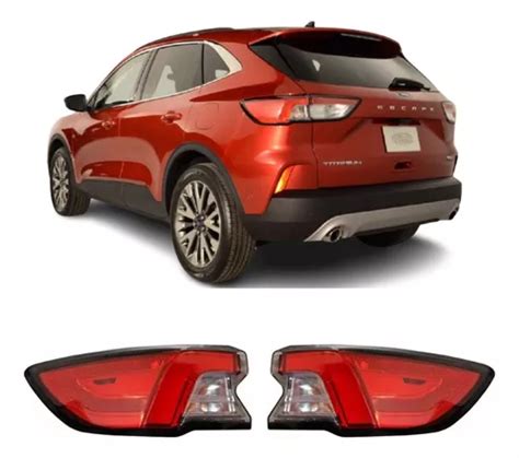 Juego Par Calavera Ford Escape Led Exterior Cuotas Sin