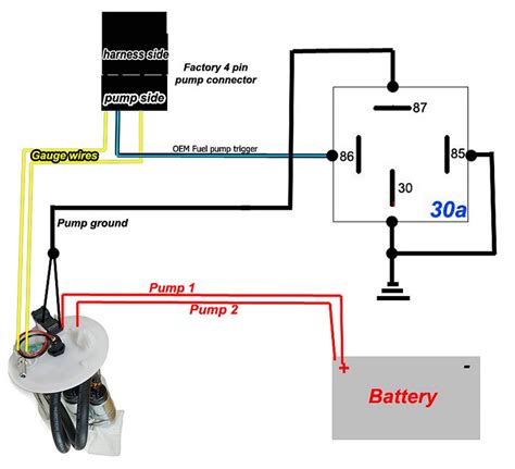 Electric Fuel Pump Relay Wiring Diagram Free - Orla Wiring