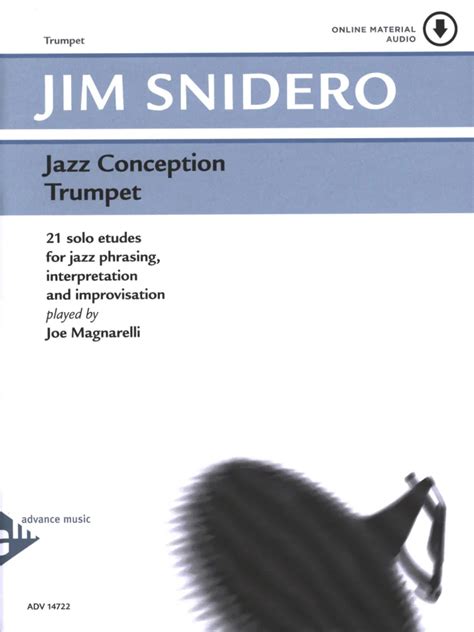 Jazz Conception Trumpet Van Jim Snidero In De Stretta Bladmuziek