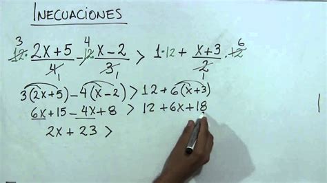 Cómo Resolver Inecuaciones Lineales How To Solve Linear Inequations Youtube