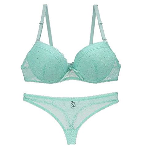 F Lashes Damen Unterwäsche Dessous Set BH Slip Reizwäsche Push Up