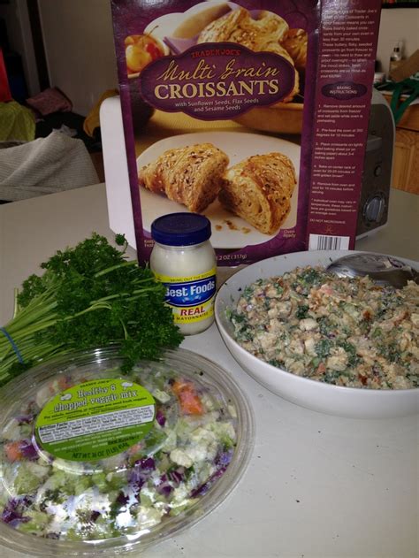 Chicken Salad Cooked Chicken Mixed With Trader Joes Healthy 8