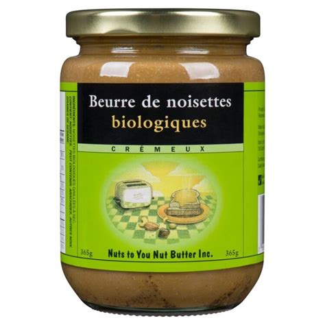 BEURRE NOISETTE CREMEUX BIO 365G La Manne