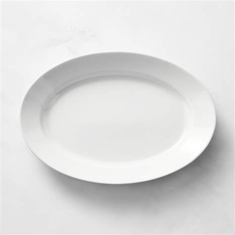 Pillivuyt Oval Porcelain Serving Platter Williams Sonoma