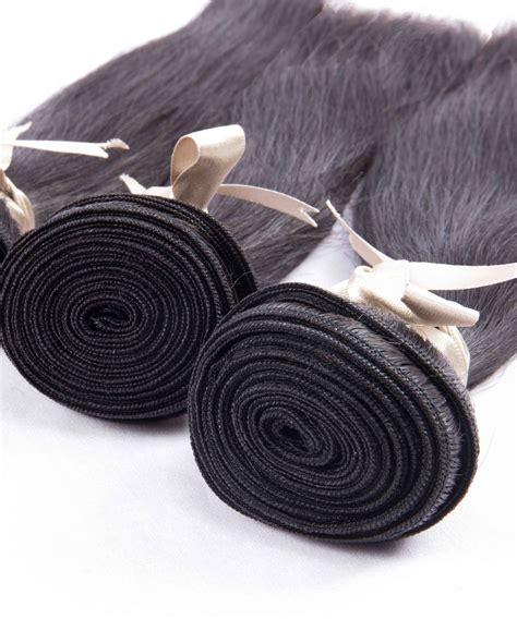 Peruvian Virgin Hair Weave Bundles Straight Bundles 100% Human Hair Bundles 3 Pieces - Msbuy.com