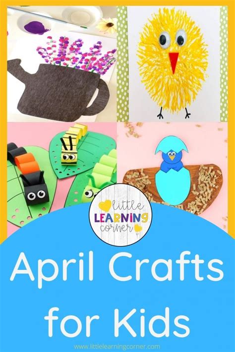 49 Fun April Crafts For Kids Little Learning Corner