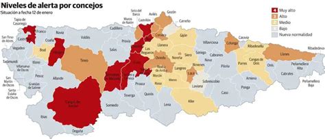 Nueve Concejos Asturianos Se Encuentran En Riesgo Muy Alto De