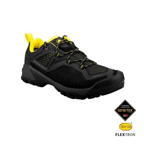 Mammut Zapatillas Sapuen Low Gtx Black Dark Blazing Negro Amarillo Hombre