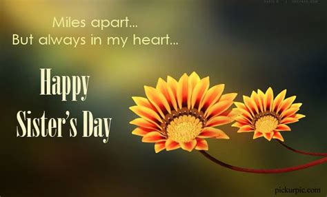 Happy Sisters Day 2019 Wishes Hd Images Messages Quotes