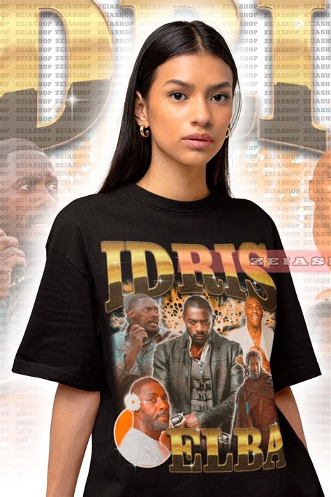 Retro Idris Elba T Shirt Idris Elba Sweatshirt Idris Elba Merch