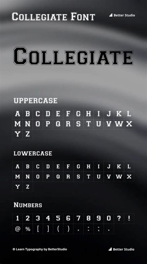 Collegiate Font Family: Download Free Font Now