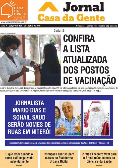 Casa Da Gente Produ Es Jornal Casa Da Gente Outubro P Gina