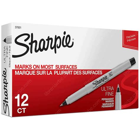 Marcadores Permanentes Sharpie Punta Ultra Fina Caja De Piezas