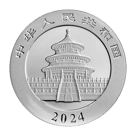 Panda 2024 China 30 g Silbermünze