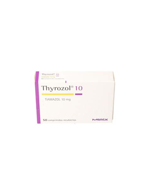 THYROZOL TIAMAZOL 10MG 50 COMPRIMIDOS MERCK CENABAST