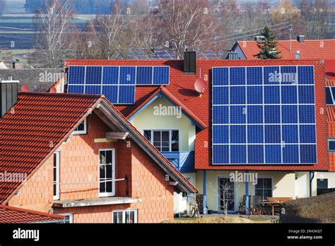 Photovoltaic Electricity Generation With Solar Panels On The Roof