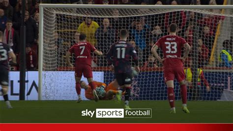 Aberdeen V Rangers Jamie Mcgrath Misses From The Spot Football News Sky Sports