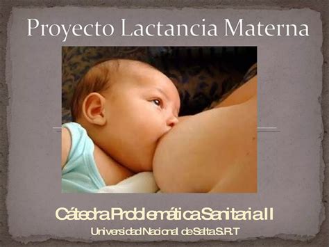 Proyecto Lactancia Materna Ppt