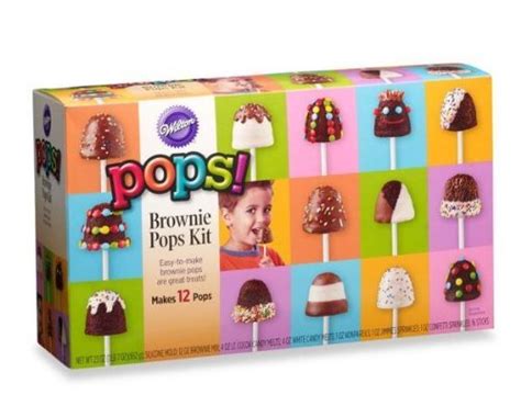 Wilton® Brownie Pops Kit Bake And Decorate Brownie Pops Includes An 8 Cavity Round Silicone