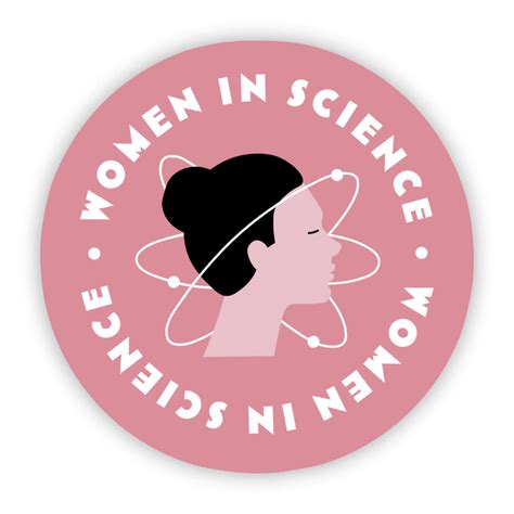 Women In Science Pink Sticker Big Moods