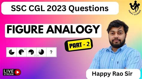 Figure Analogy Cgl Question Part Happy Rao Sir Ssc Cgl Cpo