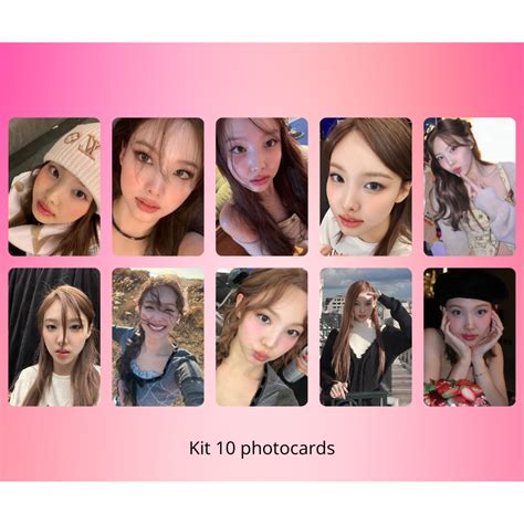 TWICE Kit Fanmade Photocards Nayeon Jeongyeon Momo Sana