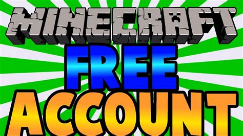 How To Get A Free Minecraft Account YouTube