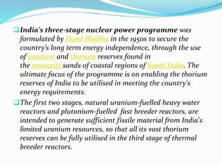 Thorium As A Fuel For Next Generation Nuclear PPT