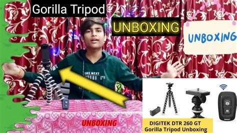 Digitek Gorilla Tripod Unboxing Best Gorilla Tripod Under