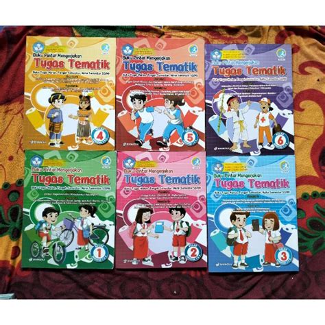 Jual ORIGINAL BUKU PINTAR MENGERJAKAN TUGAS TEMATIK BUKU TUGAS HARIAN