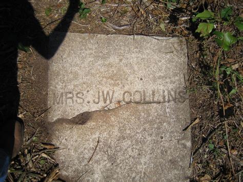 Mrs J W Collins Find A Grave Memorial