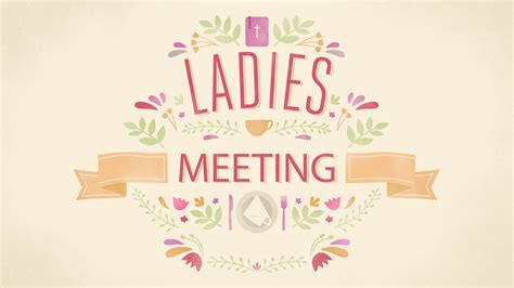 Ladies Meeting – Harmony Christian Church