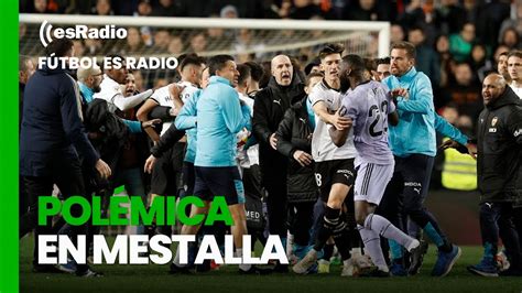 Pol Mica En Mestalla Con Gil Manzano Y El Real Madrid Youtube