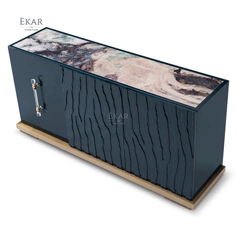 Ekar Furniture High Grade Luxury Marble Dining Cabinets Household