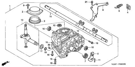 Honda HRB476C1 HXEE Transmission HXE HXEE Lawn Turfcare