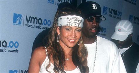 Jennifer Lopez Et P Diddy Aux Mtv Music Video Awards En 2000 à New York Purepeople