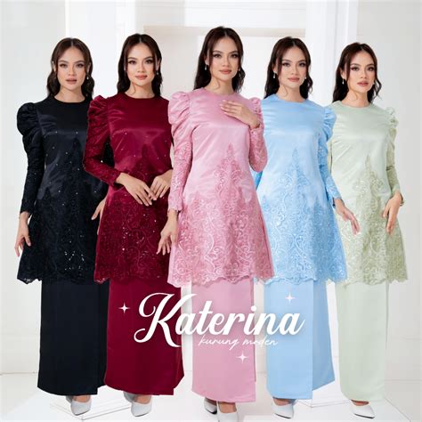 Neestyle Katerina Plus Size Baju Raya Baju Kurung Moden Puff