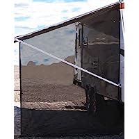 Amazon Tentproinc RV Awning Side Shade 9 X7 Black Mesh Screen